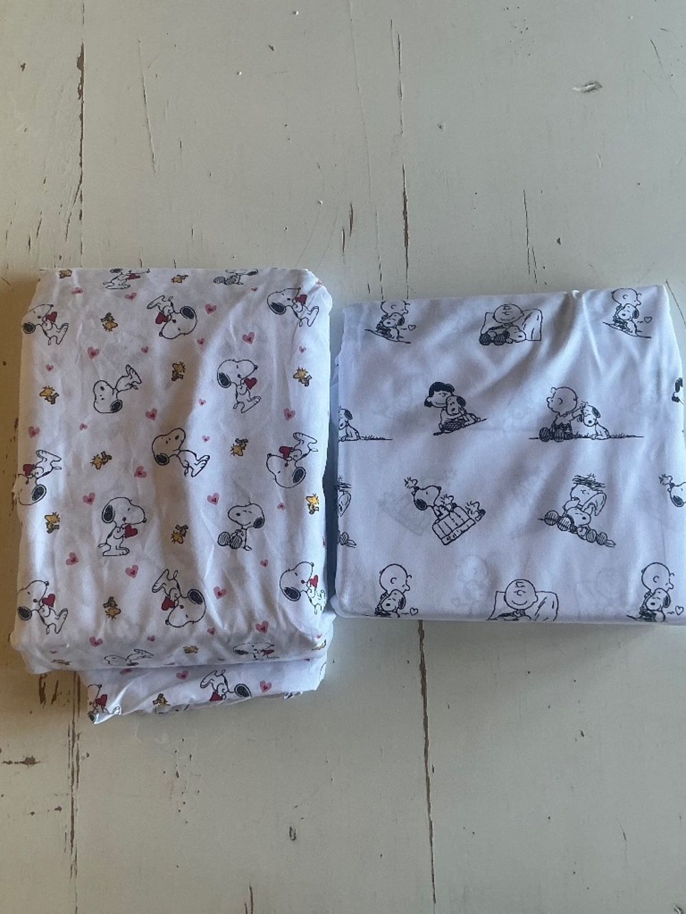 2 NWOT Berkshire PEANUTS Snoopy Queen FLAT Sheets